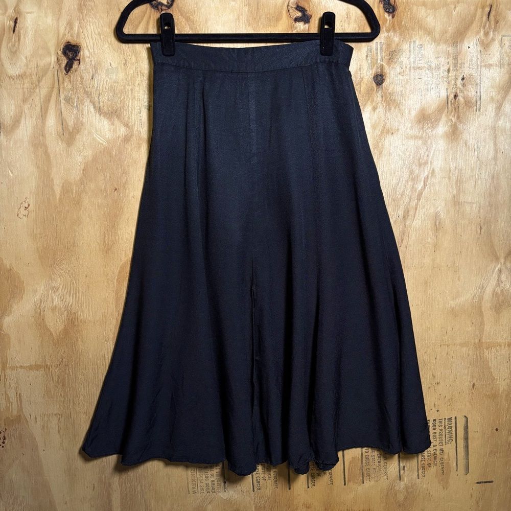 Vintage Sequel Petite Black Skirt Sz 10